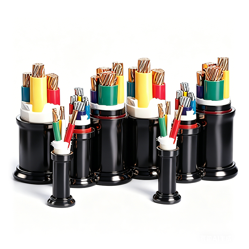 Cable de alimentación aislado de PVC de voltaje nominal de 0,6/1 kV