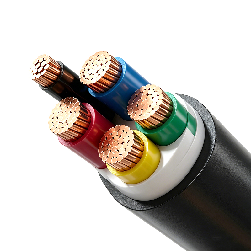 Cable de alimentación aislado de PVC de voltaje nominal de 1,8/3 kV
